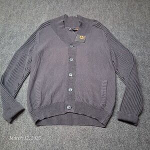 NWT G‎ by Guess Yohann LS Shawl Cardigan Sweater Men Size Large Concrete Grey